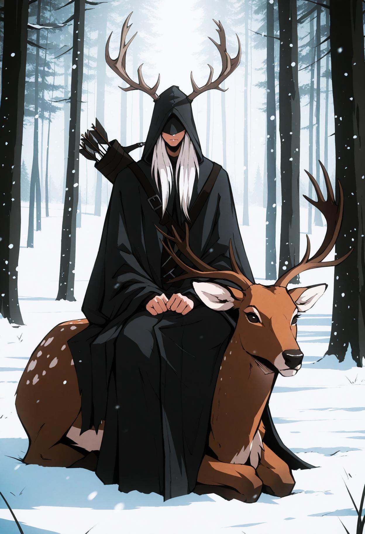 1nfl0u,  cloak,  riding on Tensor.Art
