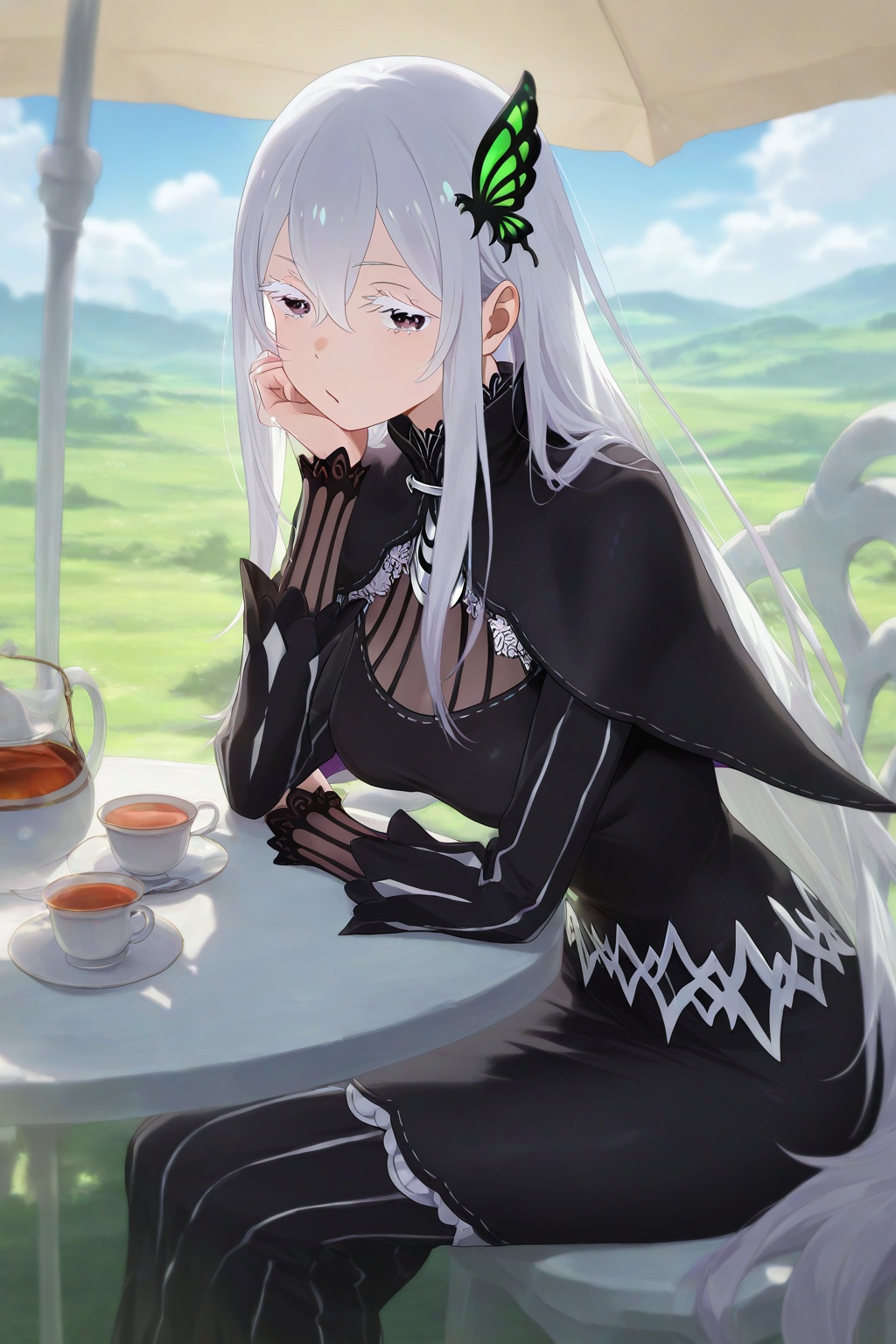 echidna \(re:zero\),  re:zero kara hajimeru isekai seikatsu,  1girl on Tensor.Art