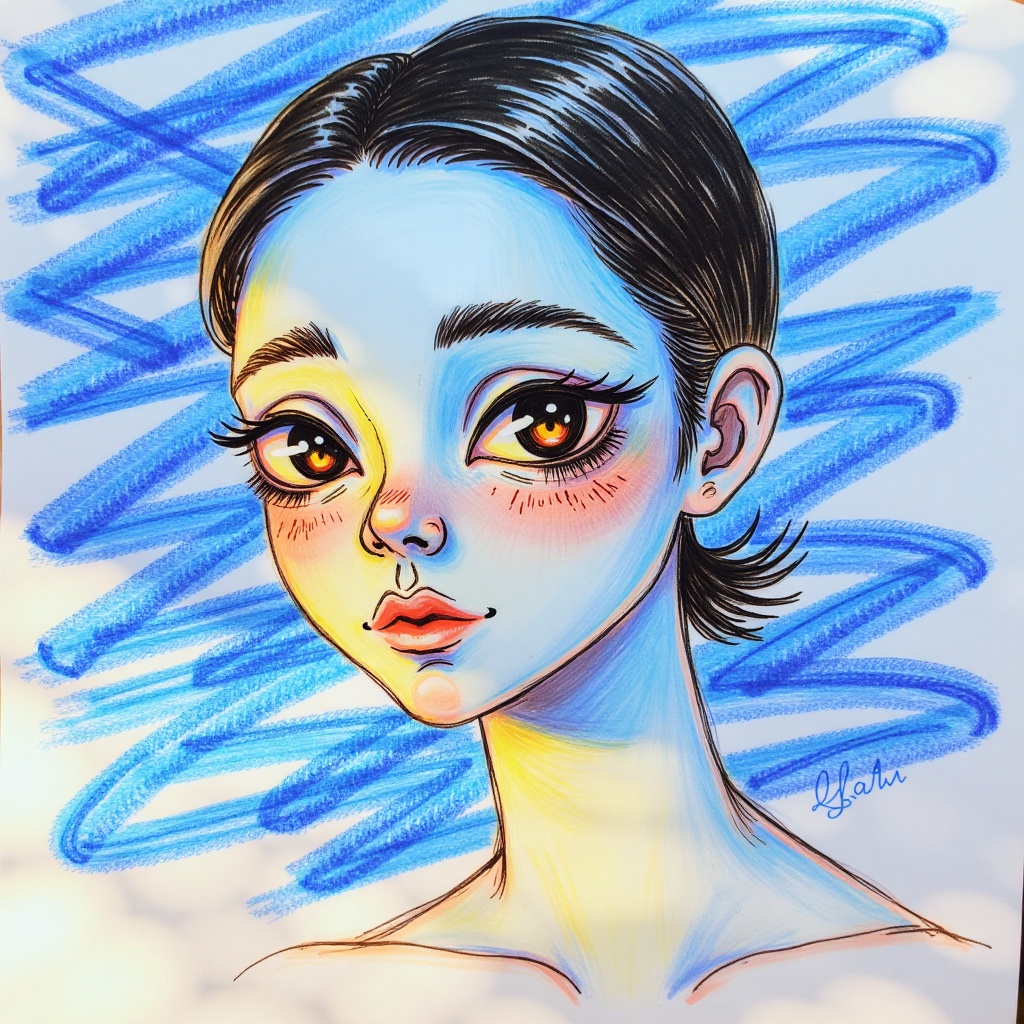 1girl,  solo,  short hair on Tensor.Art