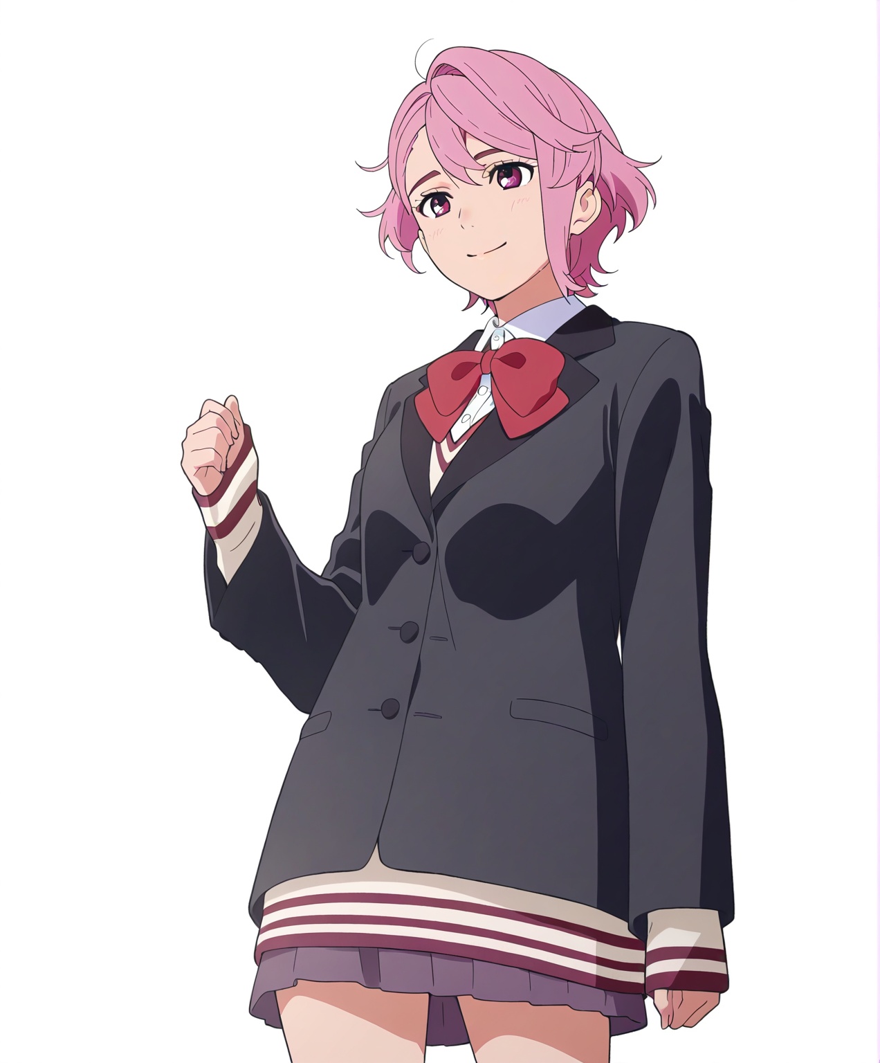 Shiratori Aira,  1girl,  pink hair on Tensor.Art