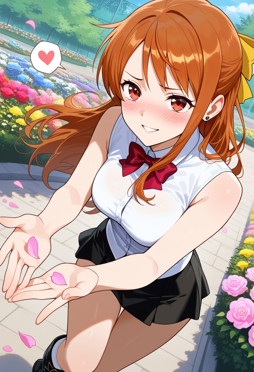 Nami,  Brown Hair,  Long Hair on Tensor.Art