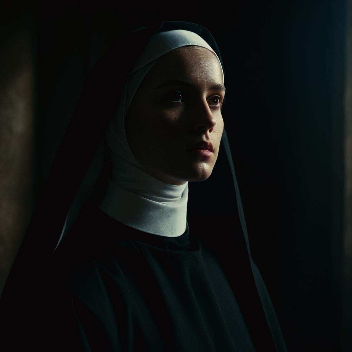 cinematic film still of dim light,  low light,  dramatic light on Tensor.Art