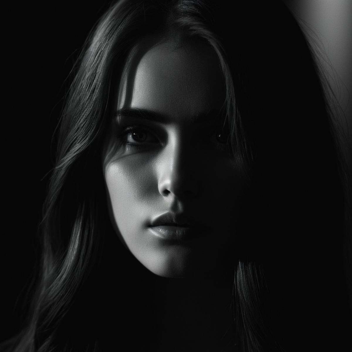 cinematic film still of dim light,  low light,  dramatic light on Tensor.Art