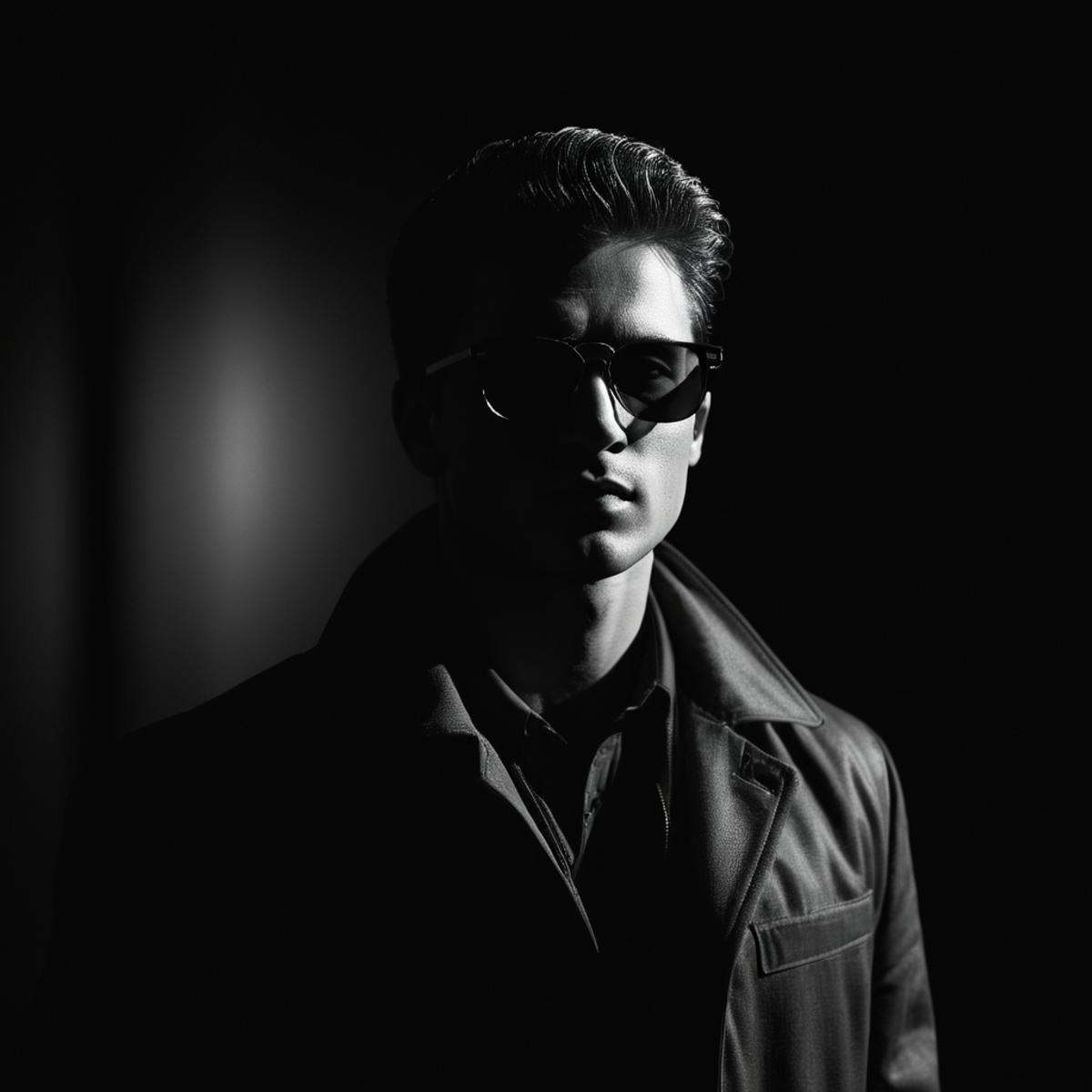 cinematic film still of dim light,  low light,  dramatic light on Tensor.Art