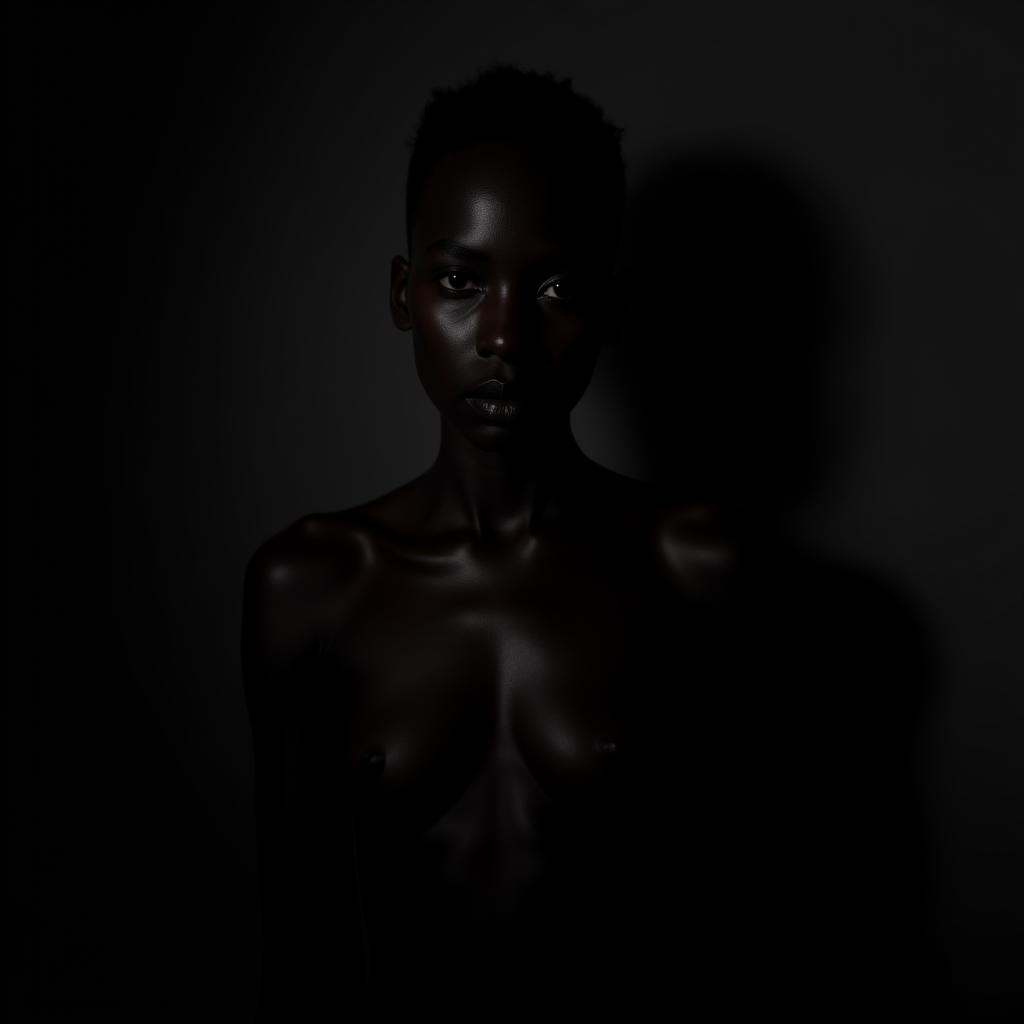 Dark Fantasy Art of dim light Contrast,  Cinematic,  Low key on Tensor.Art