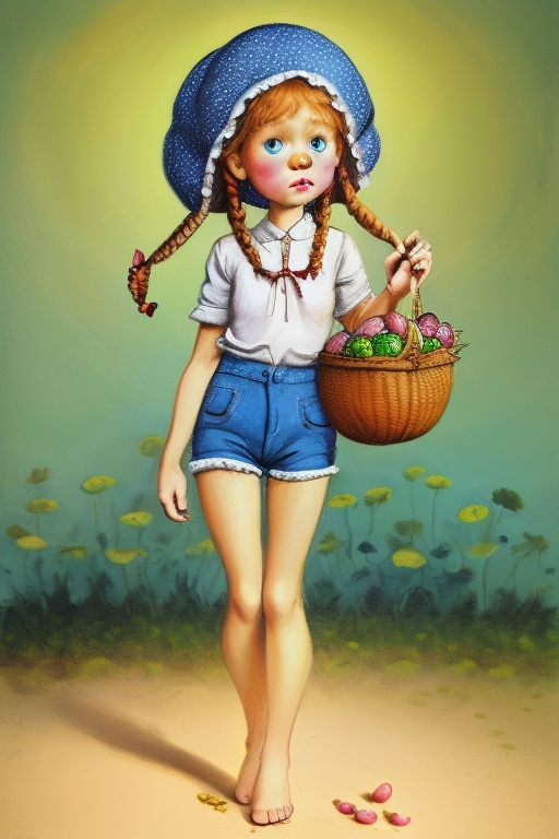sara kay style,  illustration,  A surreal and surreal painting on Tensor.Art