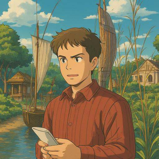 Man,  Ghibli style on Tensor.Art