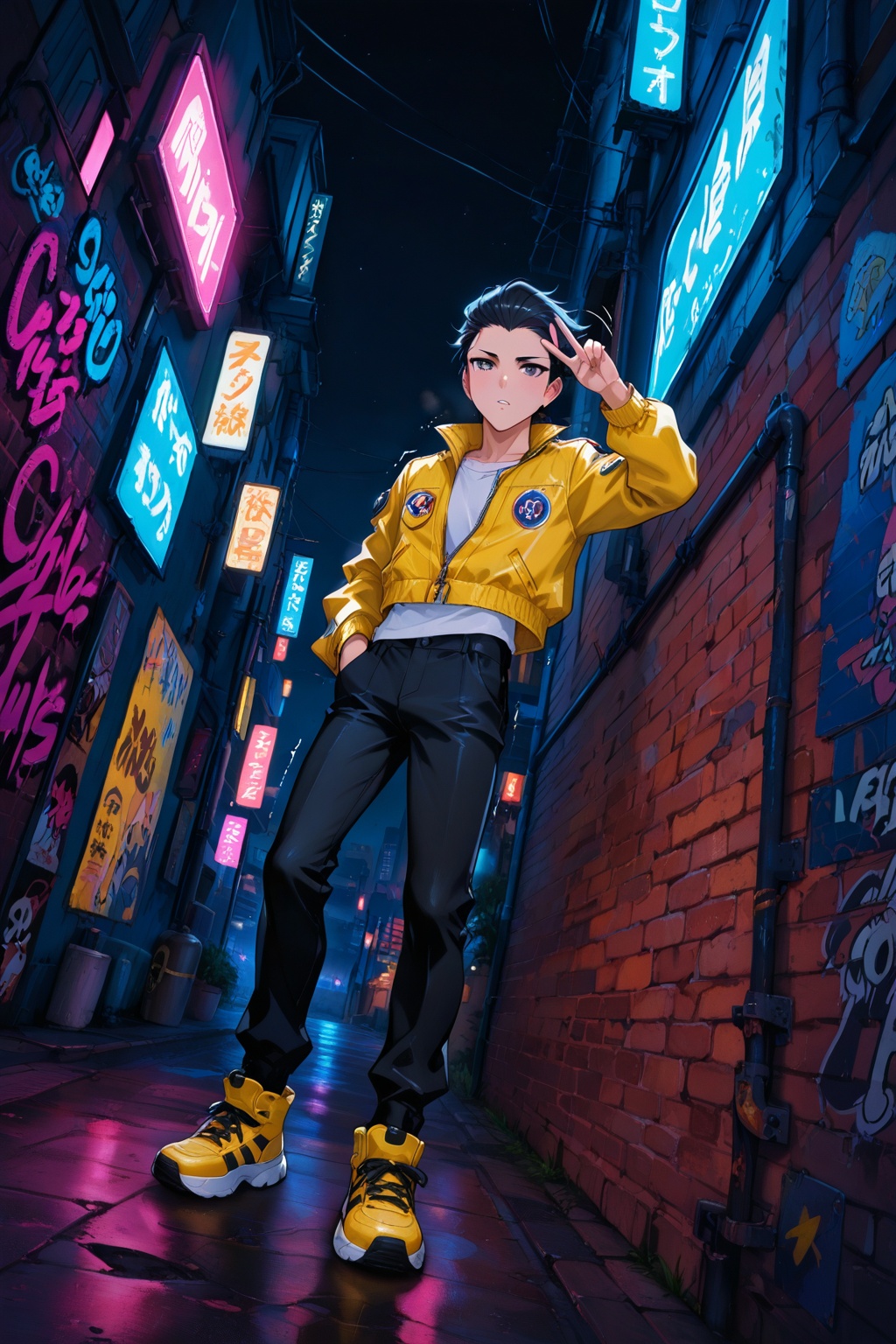 ( male,  solo,  BASTION MISAWA on Tensor.Art