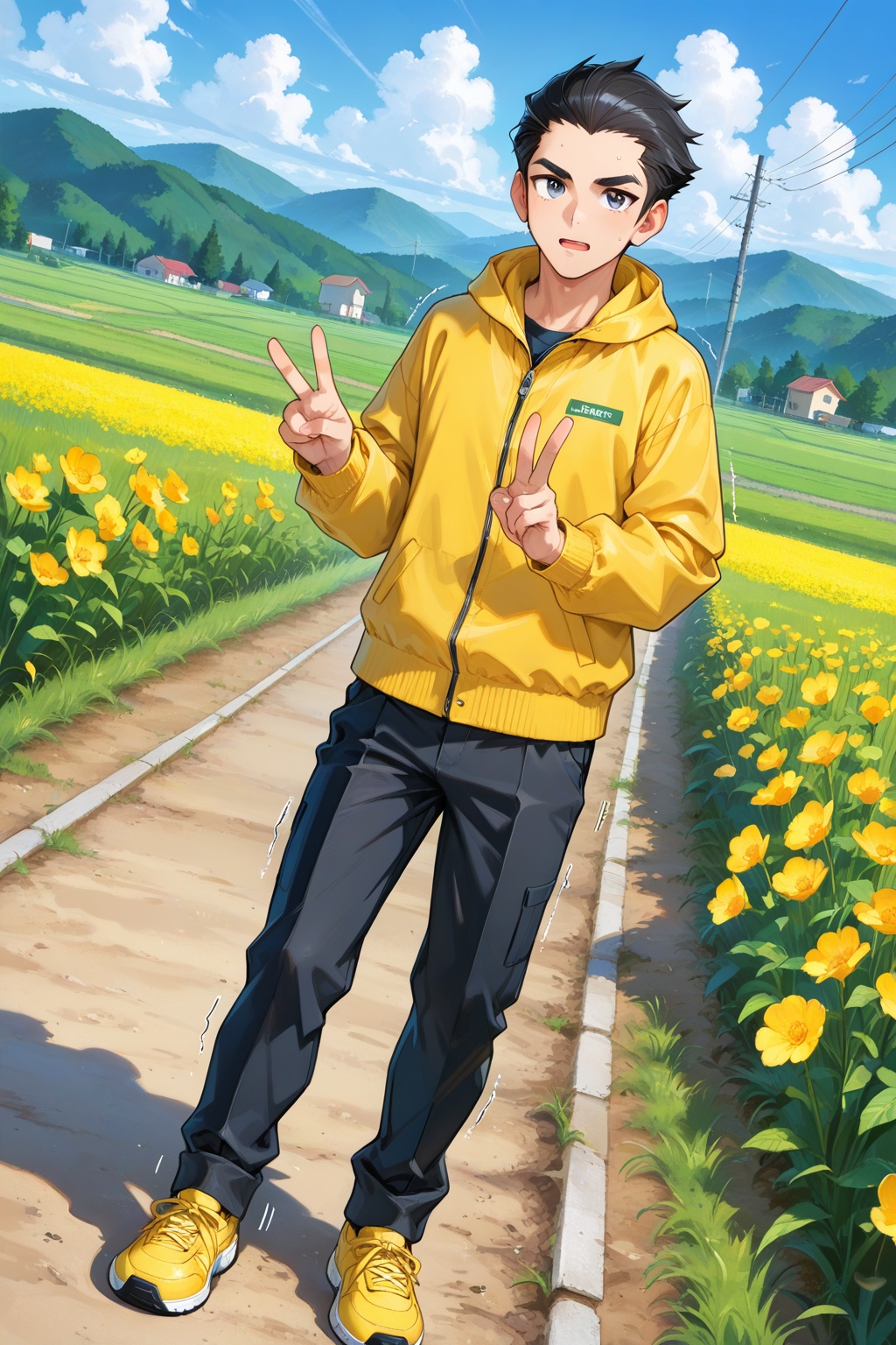 ( male,  solo,  BASTION MISAWA on Tensor.Art