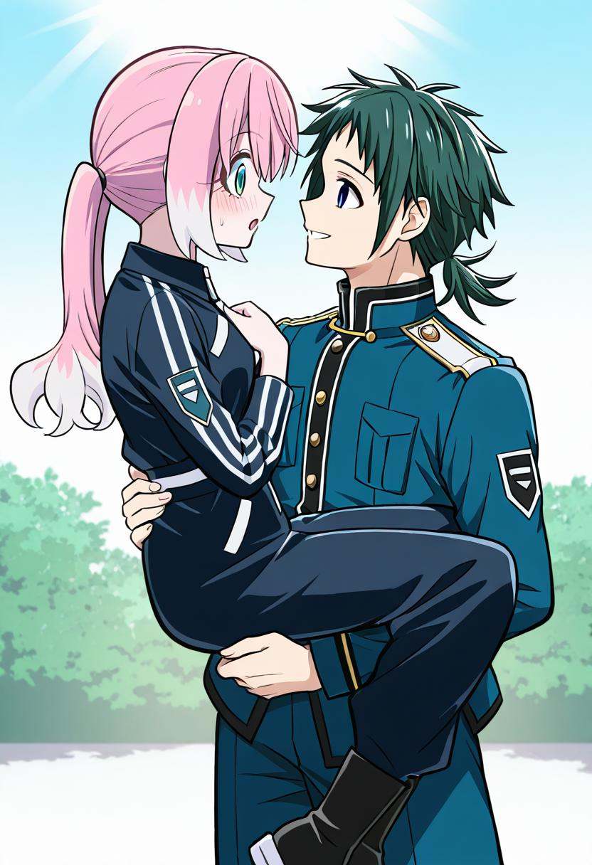masterpiece,  best quality,  hiiragi nana and nakajima nanao on Tensor.Art