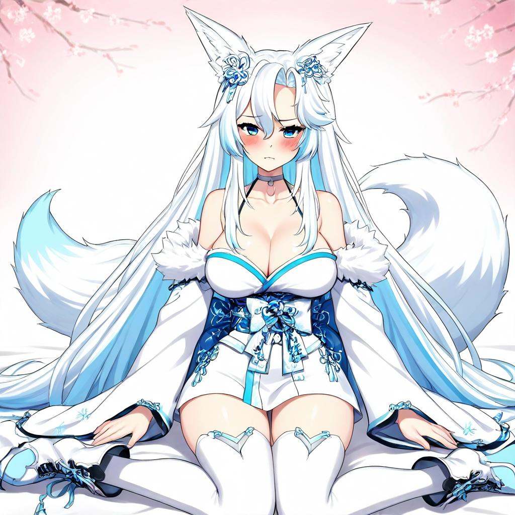 1girl,  smugalana,  fox girl on Tensor.Art