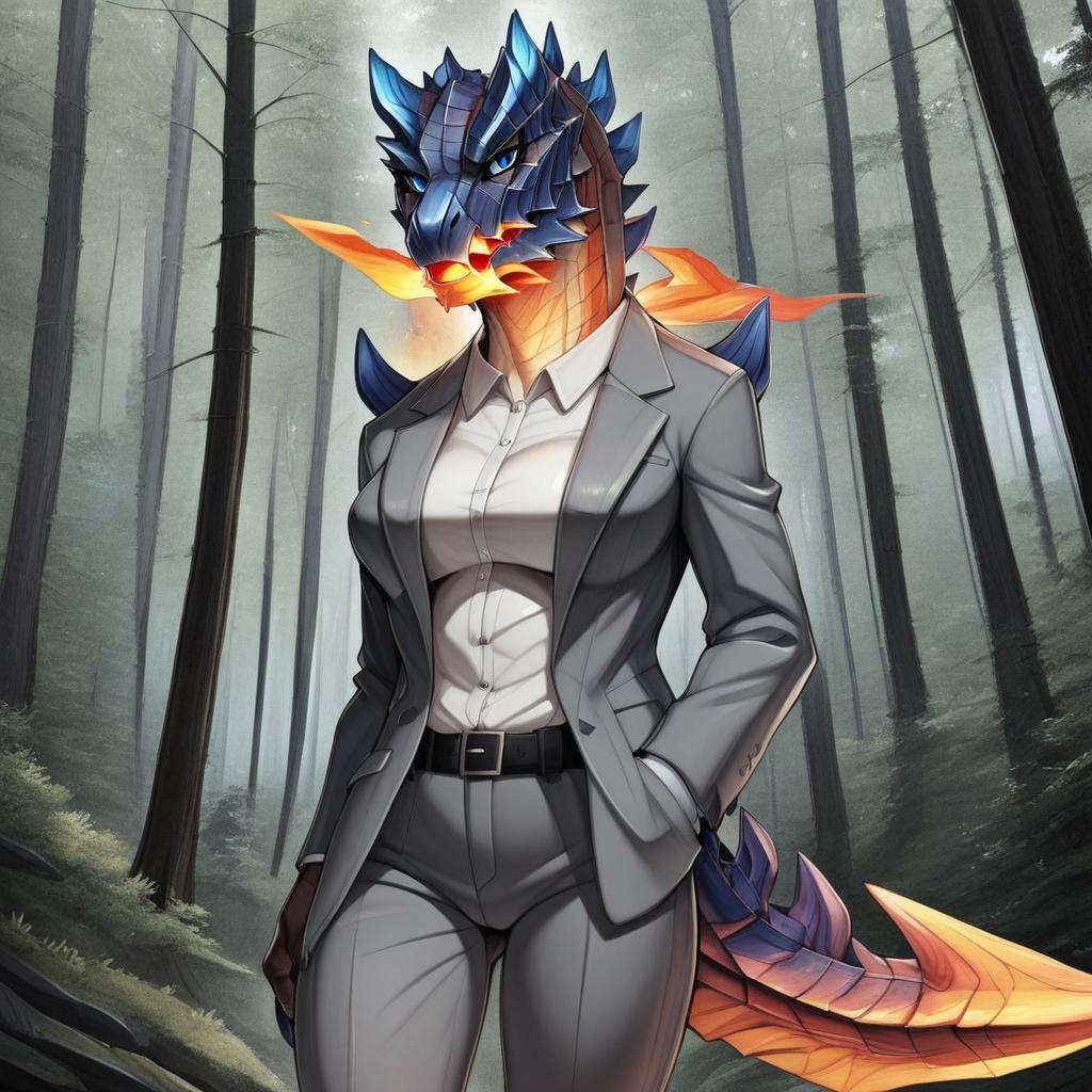 Glavenus,  pants,  claws on Tensor.Art