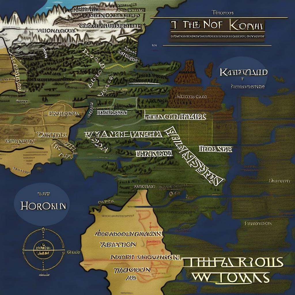dnd_world_maps,  world map,  detailed on Tensor.Art
