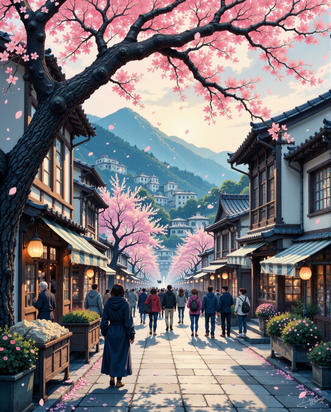 Title: Shadows of the Black Moon,  Tears of the Cherry Blossoms Subtitle: A Morning of Betrayal and Blossoms As the first...