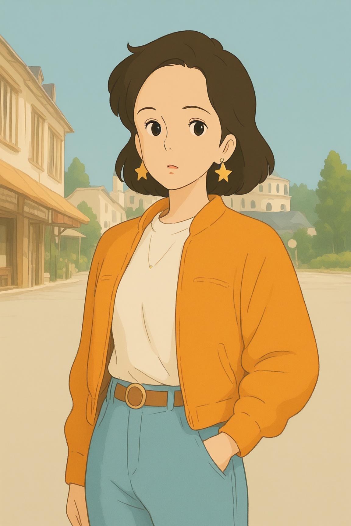 Ghibli style,  Studio Ghibli style,  1girl on Tensor.Art