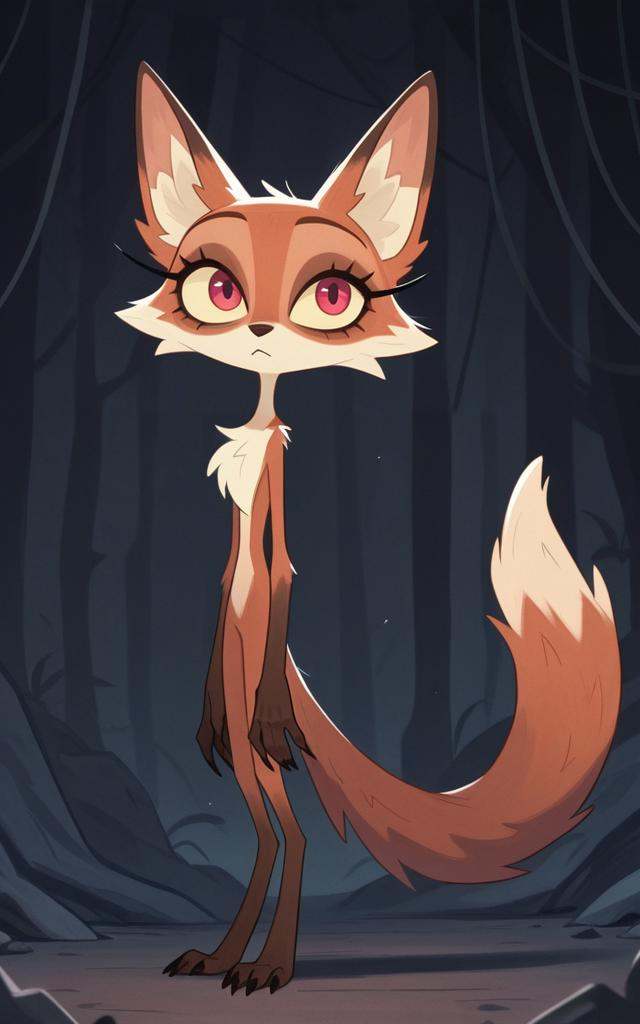 kawaii,  cute,  female werewolf on Tensor.Art