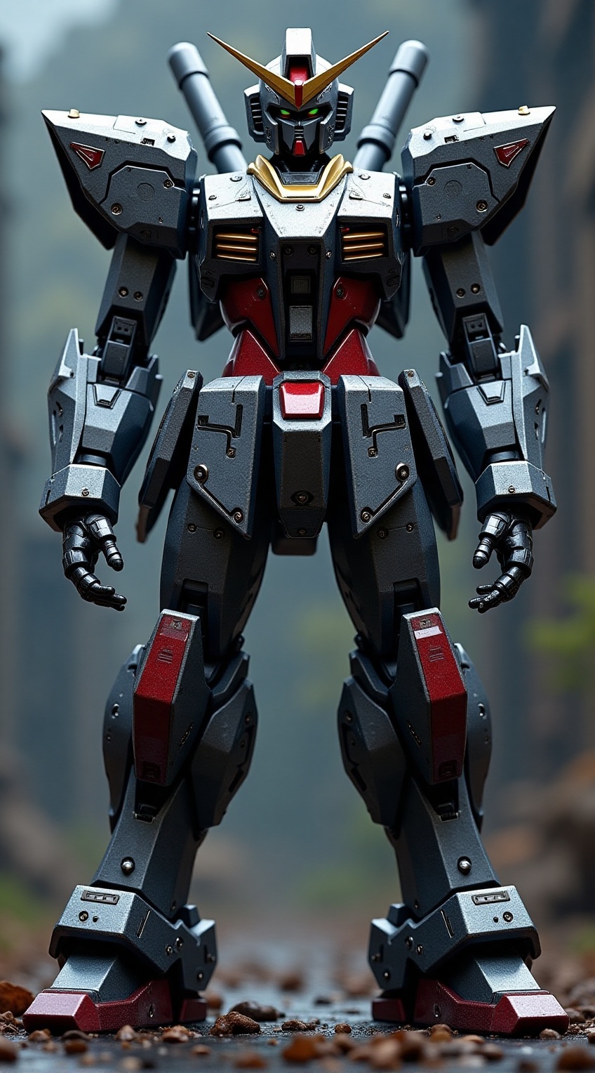 Gundam standing,  full body,  Super robot on Tensor.Art