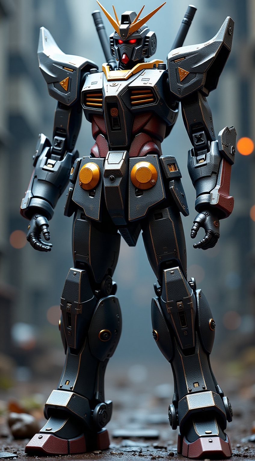 Gundam standing,  full body,  Super robot on Tensor.Art