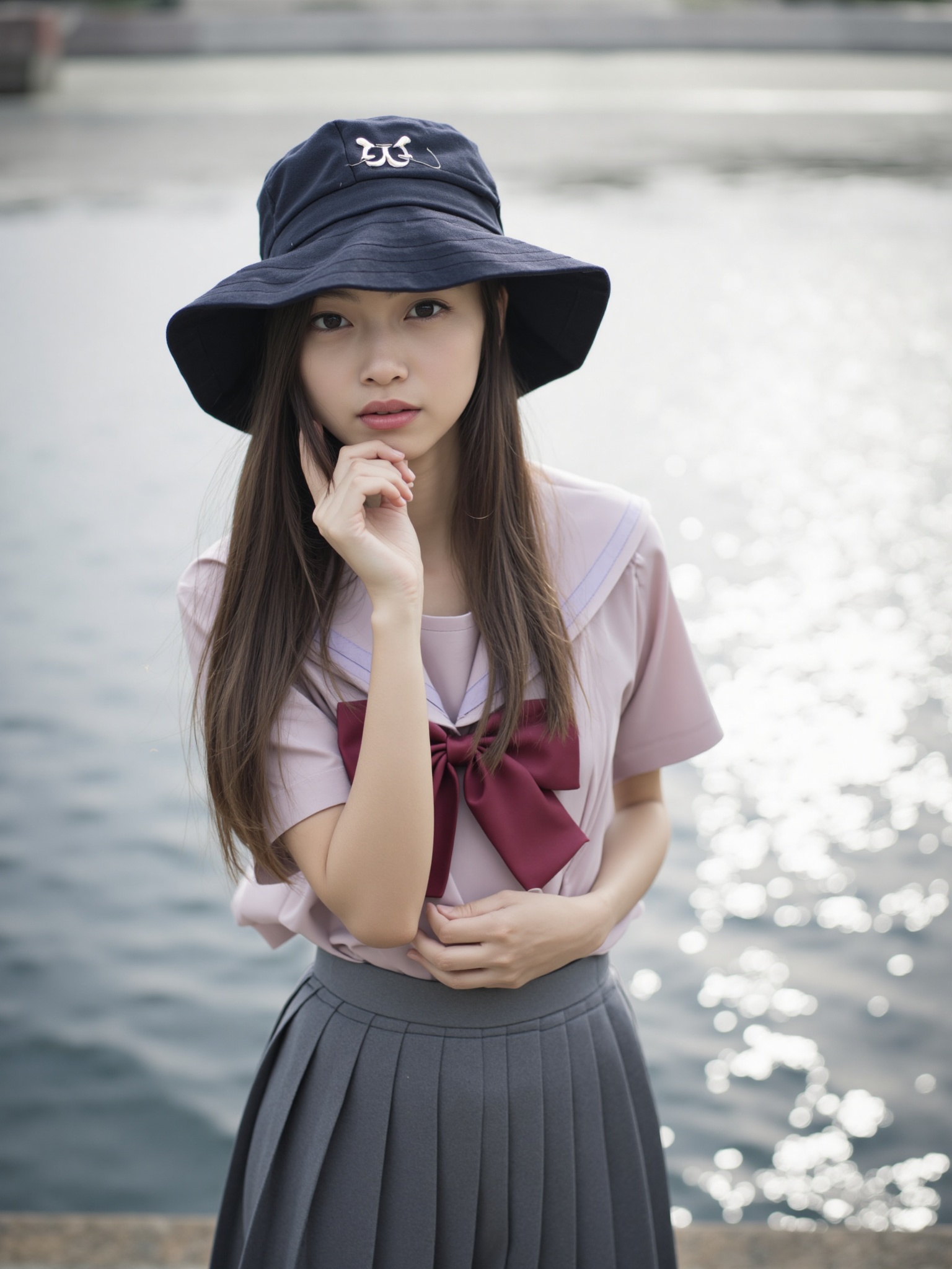A photo of a 15-year-old actress on Tensor.Art