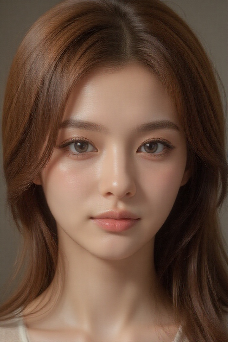 Closeup of a beautiful girl with dreamy eyes and flowing hair,  painted in the style of John Singer Sargent,  Edgar Degas...