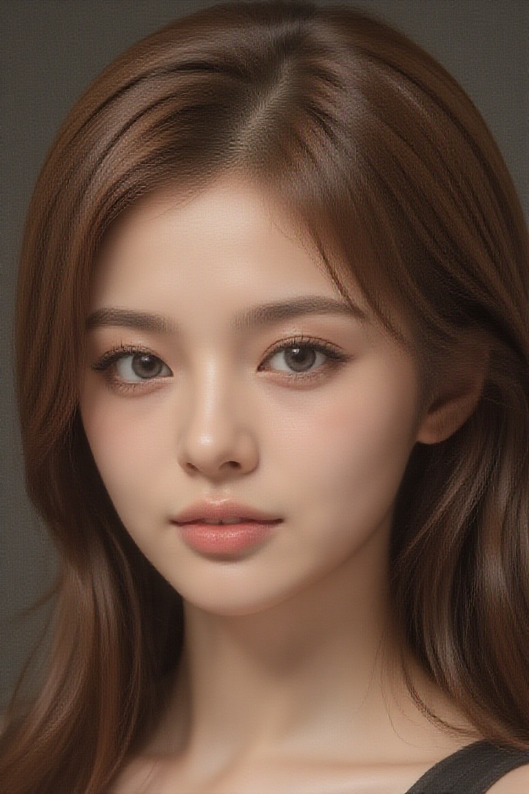 Closeup of a beautiful girl with dreamy eyes and flowing hair,  painted in the style of John Singer Sargent,  Edgar Degas...