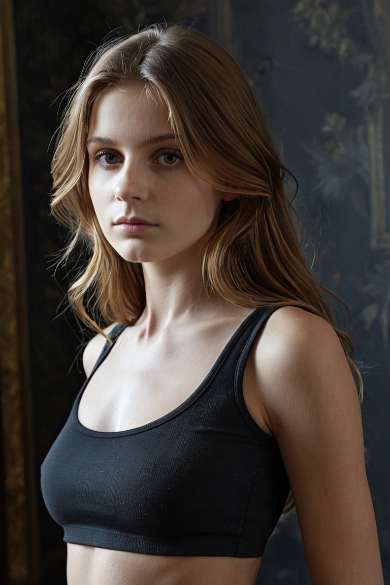 1girl,  young woman. solo,  looking at the viewer professional photography by Olivier Valsecchi on Tensor.Art