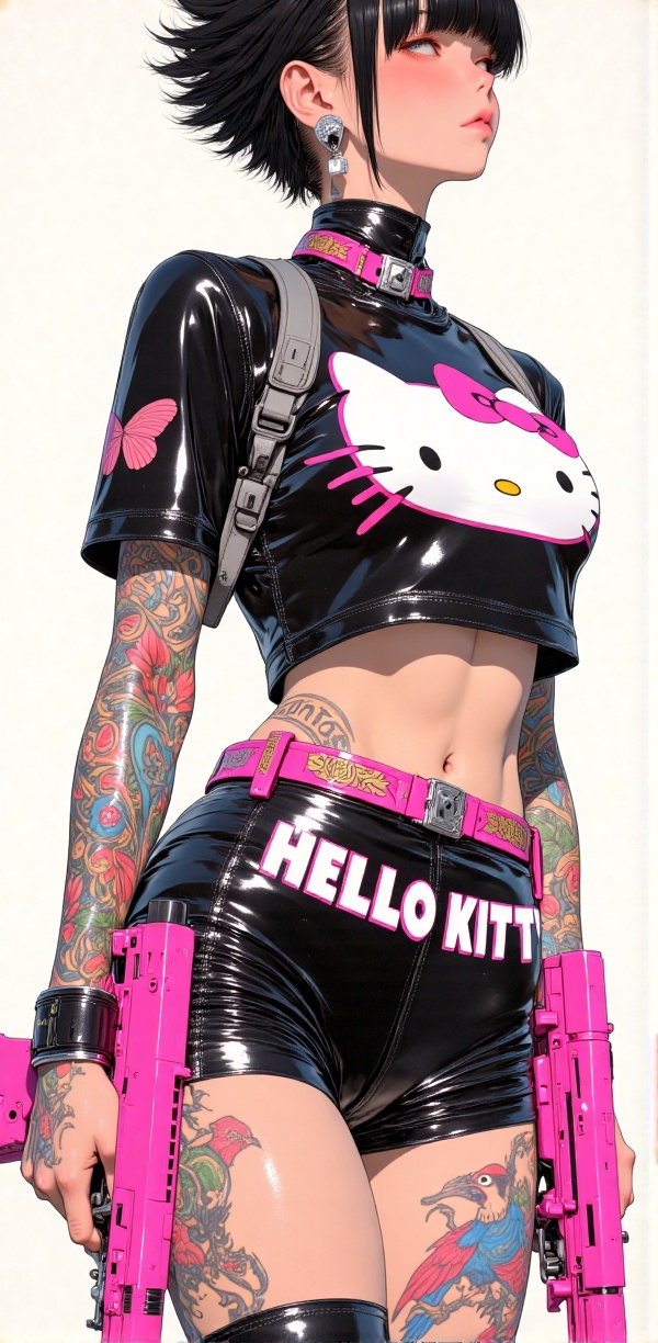 Prompt: Prompt: Prompt: Prompt: (Ultra-detailed digital art masterpiece,  retro 90s aesthetic,  inspired by Yoshiaki Kawaj...