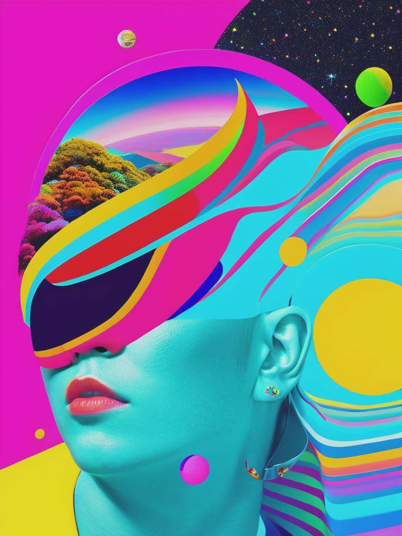 Album art,  gorgeous stunning vibrant digital art by Yoh Nagao and Ken Price,  no written text. octane render on Tensor.Art