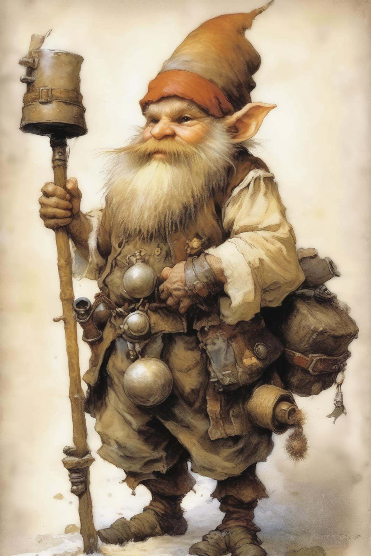Jean-Baptiste Monge Style - dwarf poster in style of jean-baptiste monge on Tensor.Art