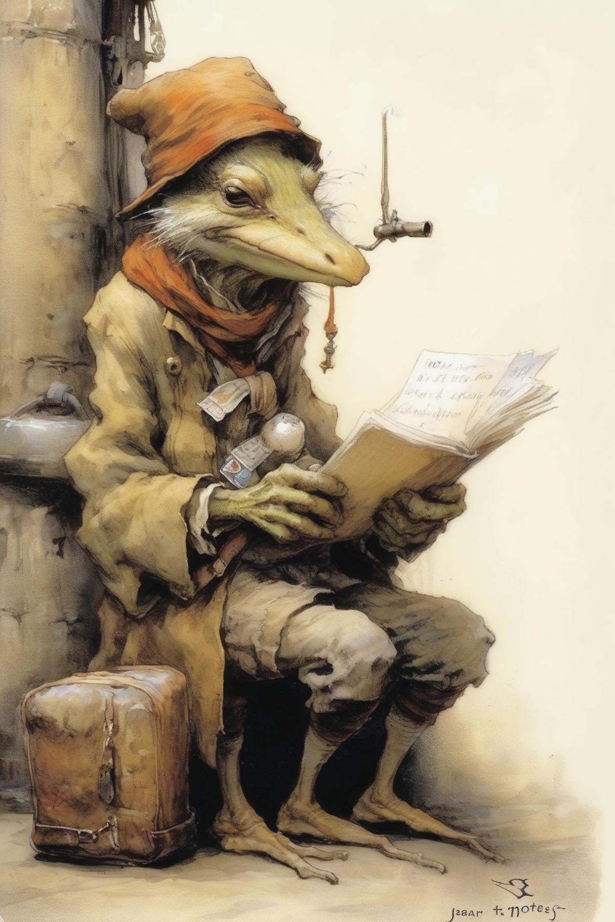 Jean-Baptiste Monge Style - Notes from the Underground X by Jean-Baptiste Monge on Tensor.Art
