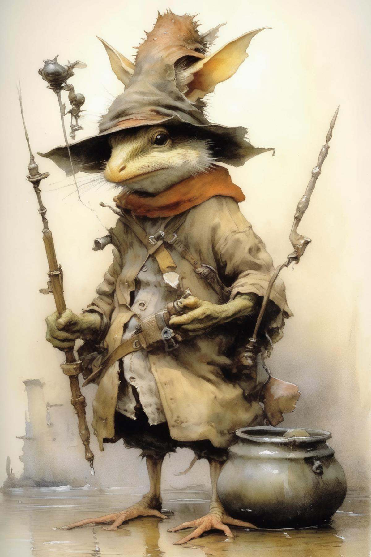 Jean-Baptiste Monge Style - a painting by jean-baptiste monge on Tensor.Art