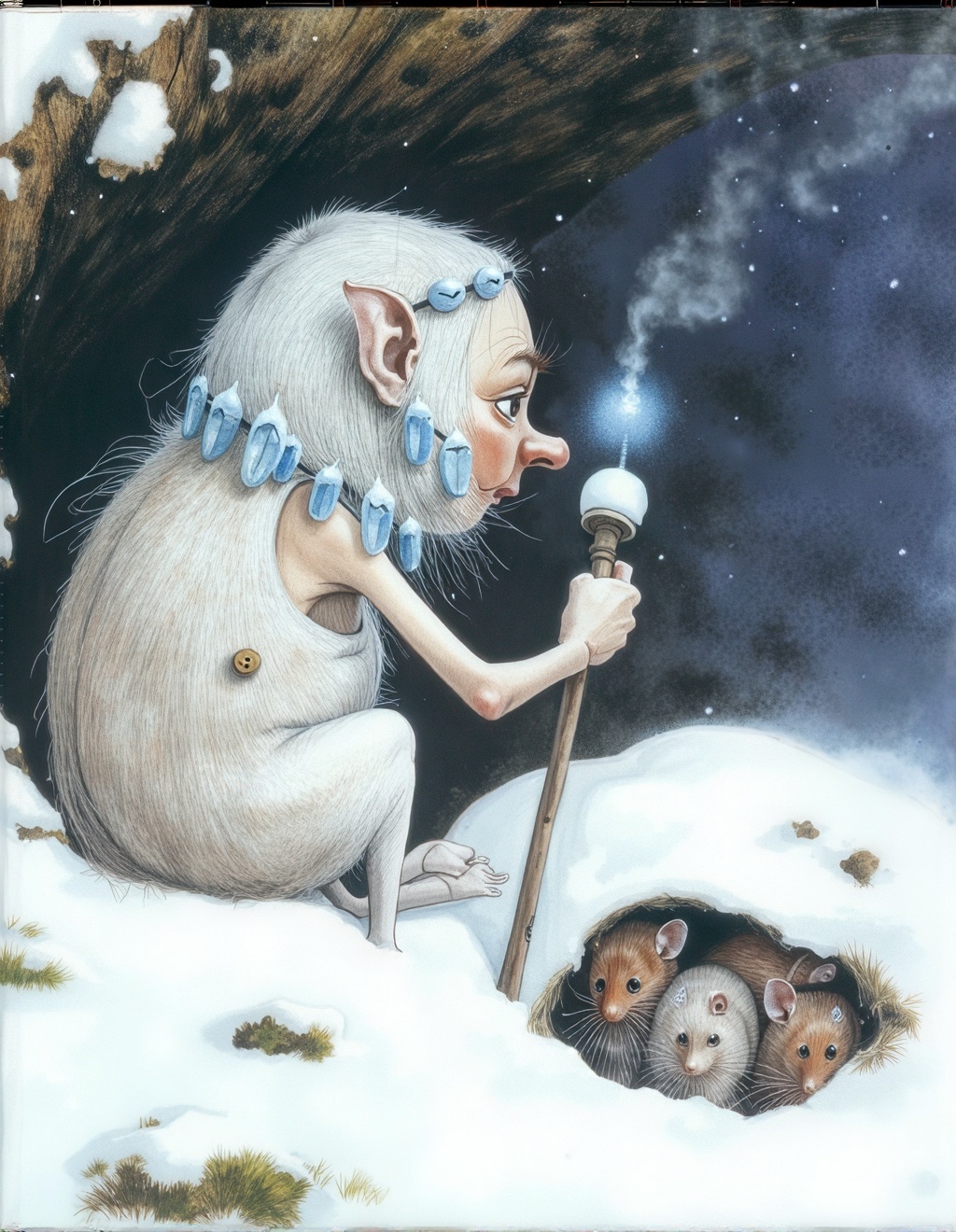 Jean-Baptiste Monge Style,  Pastel watercolor,  with Vivid elements on Tensor.Art