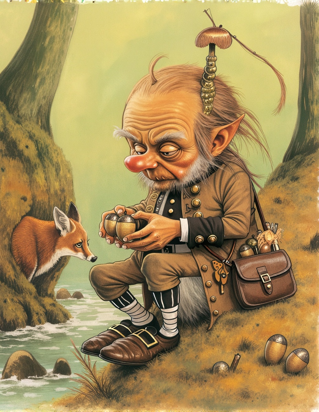 Jean-Baptiste Monge Style,  Pastel watercolor,  with Vivid elements on Tensor.Art