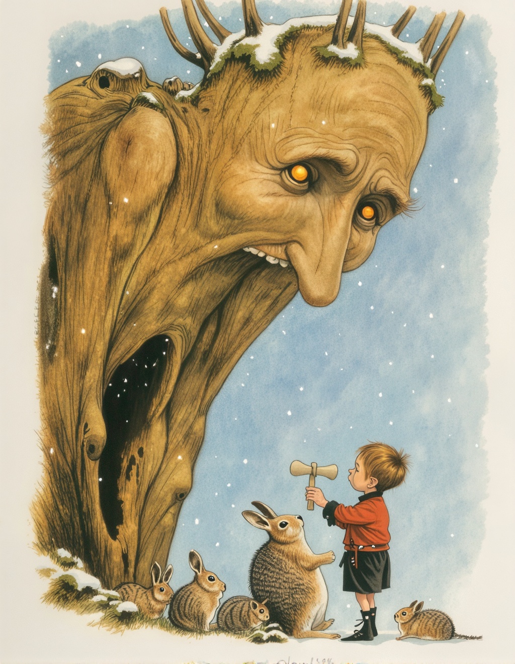 Jean-Baptiste Monge Style,  Pastel watercolor,  with Vivid elements on Tensor.Art