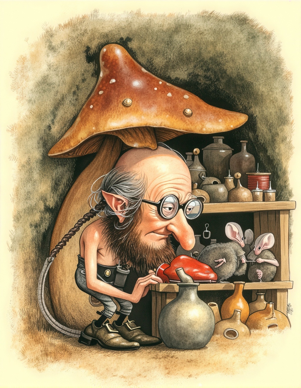 Jean-Baptiste Monge Style,  Pastel watercolor,  with Vivid elements on Tensor.Art