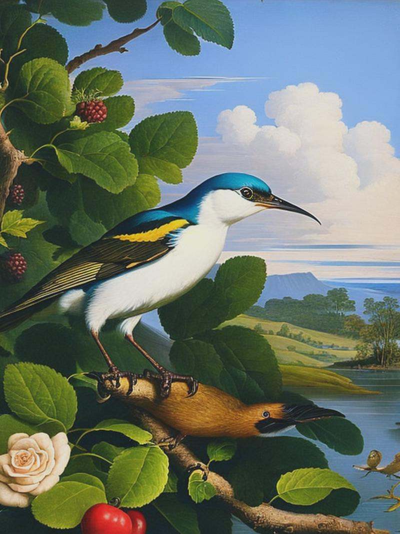 artwork in the style of John James Audubon on Tensor.Art