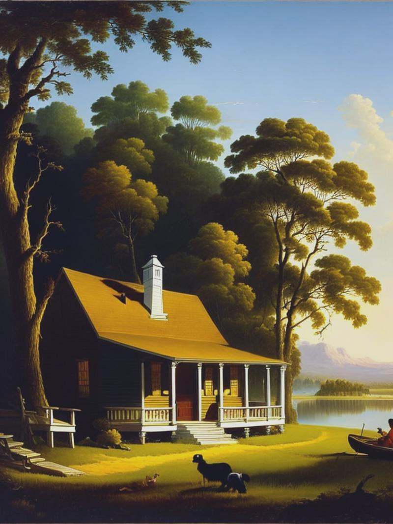 art by George Caleb Bingham on Tensor.Art