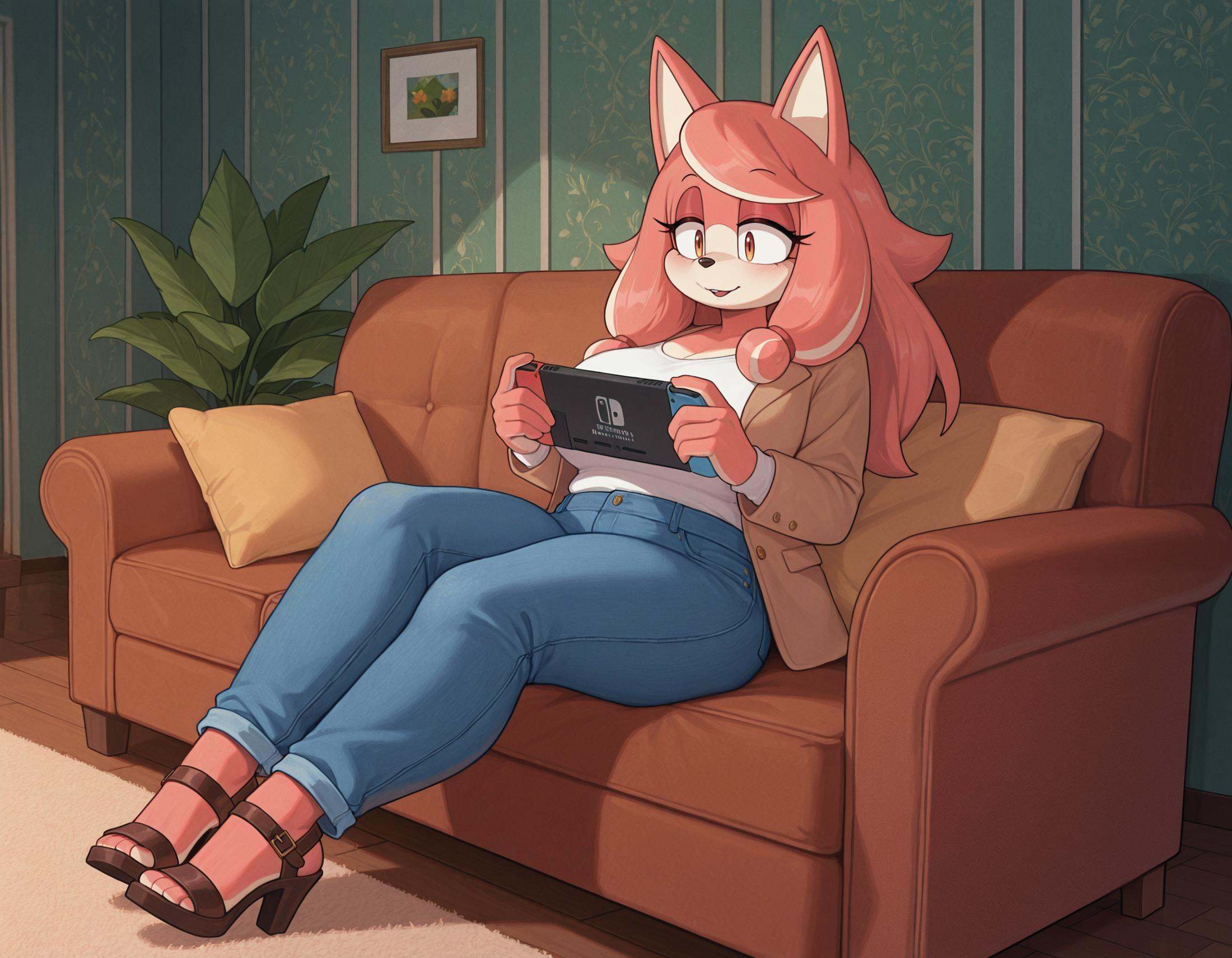 cndctr's_wf,  1girl,  furry female on Tensor.Art