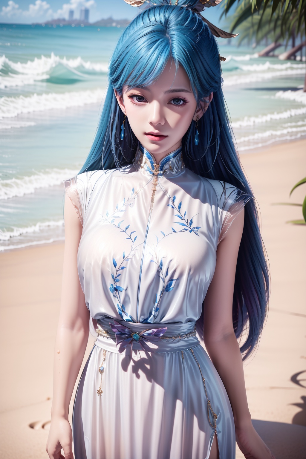 1girl,  long hair,  looking at viewer on Tensor.Art