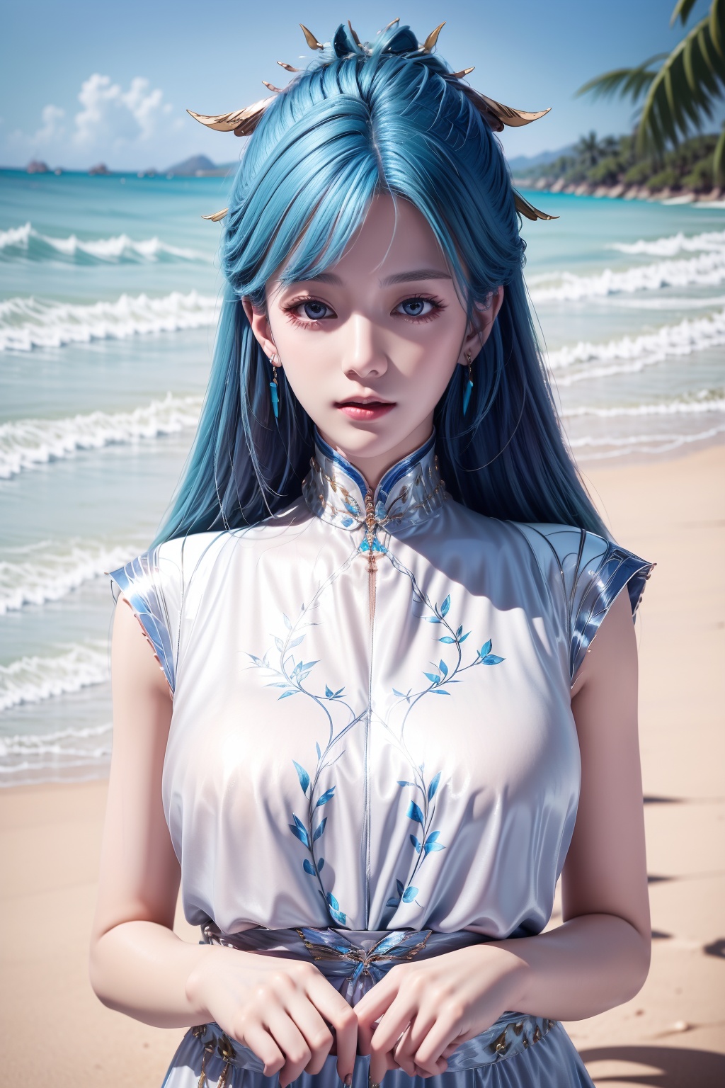 1girl,  long hair,  looking at viewer on Tensor.Art