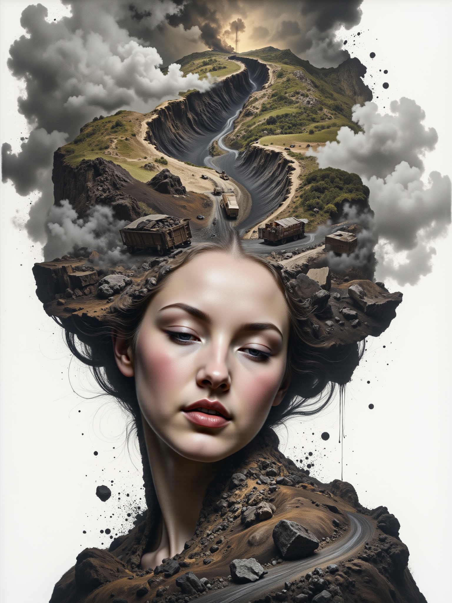 (inner child),  surreal,  simple background on Tensor.Art