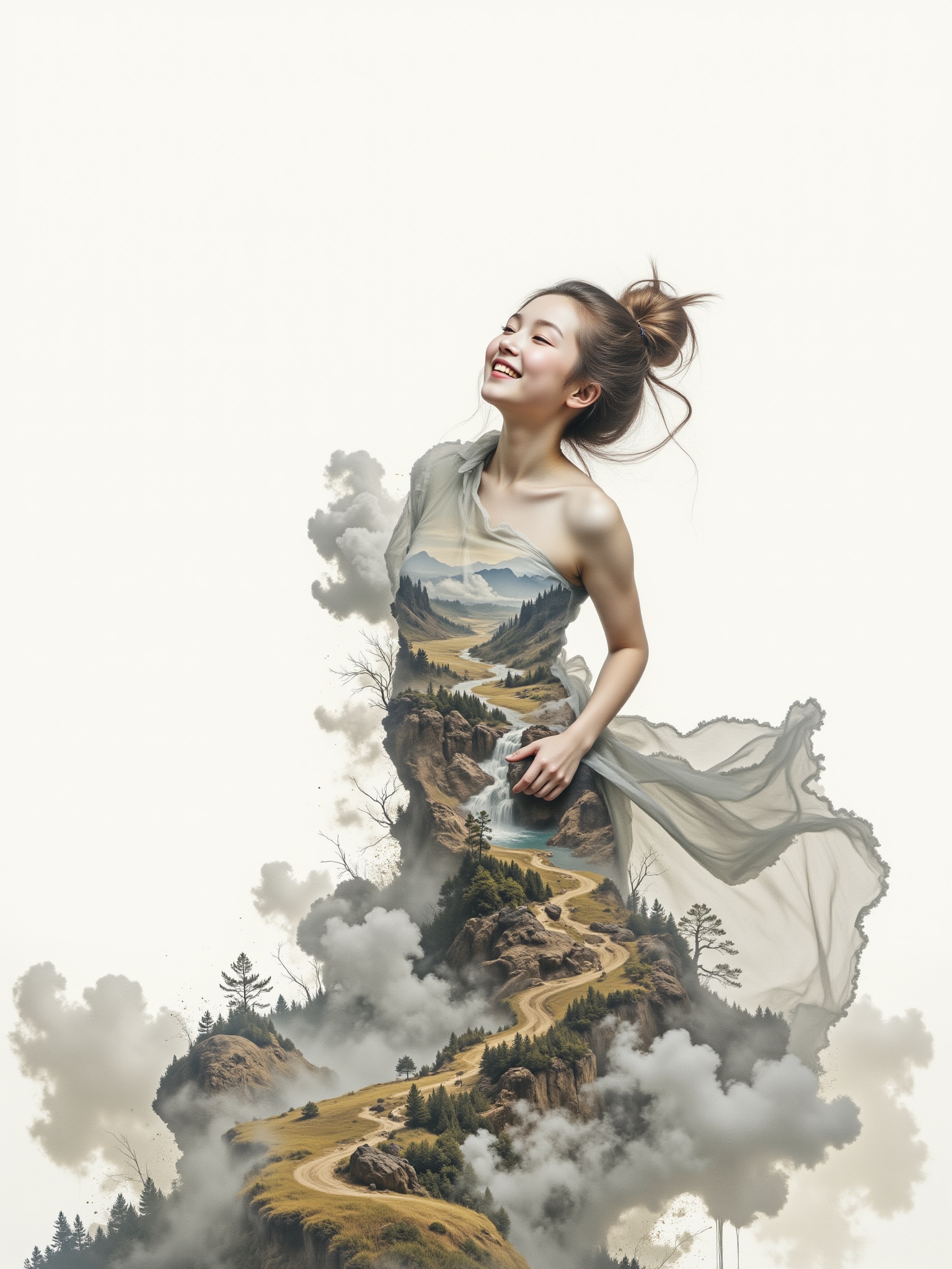 (inner child),  surreal,  simple background on Tensor.Art