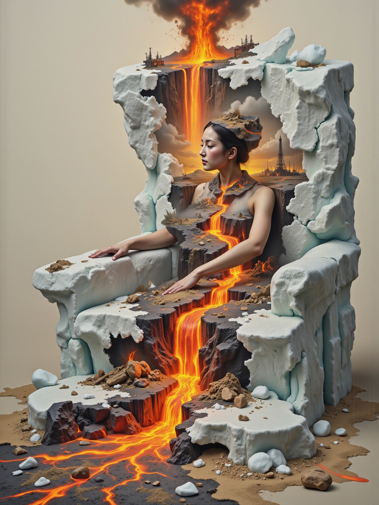 (inner child),  surreal,  simple background on Tensor.Art