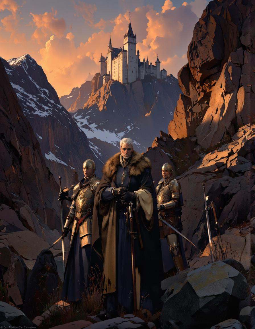 Art by Richard Anderson. A digital illustration shoot from a front camera angle about a dramatic landscape scene featuring...
