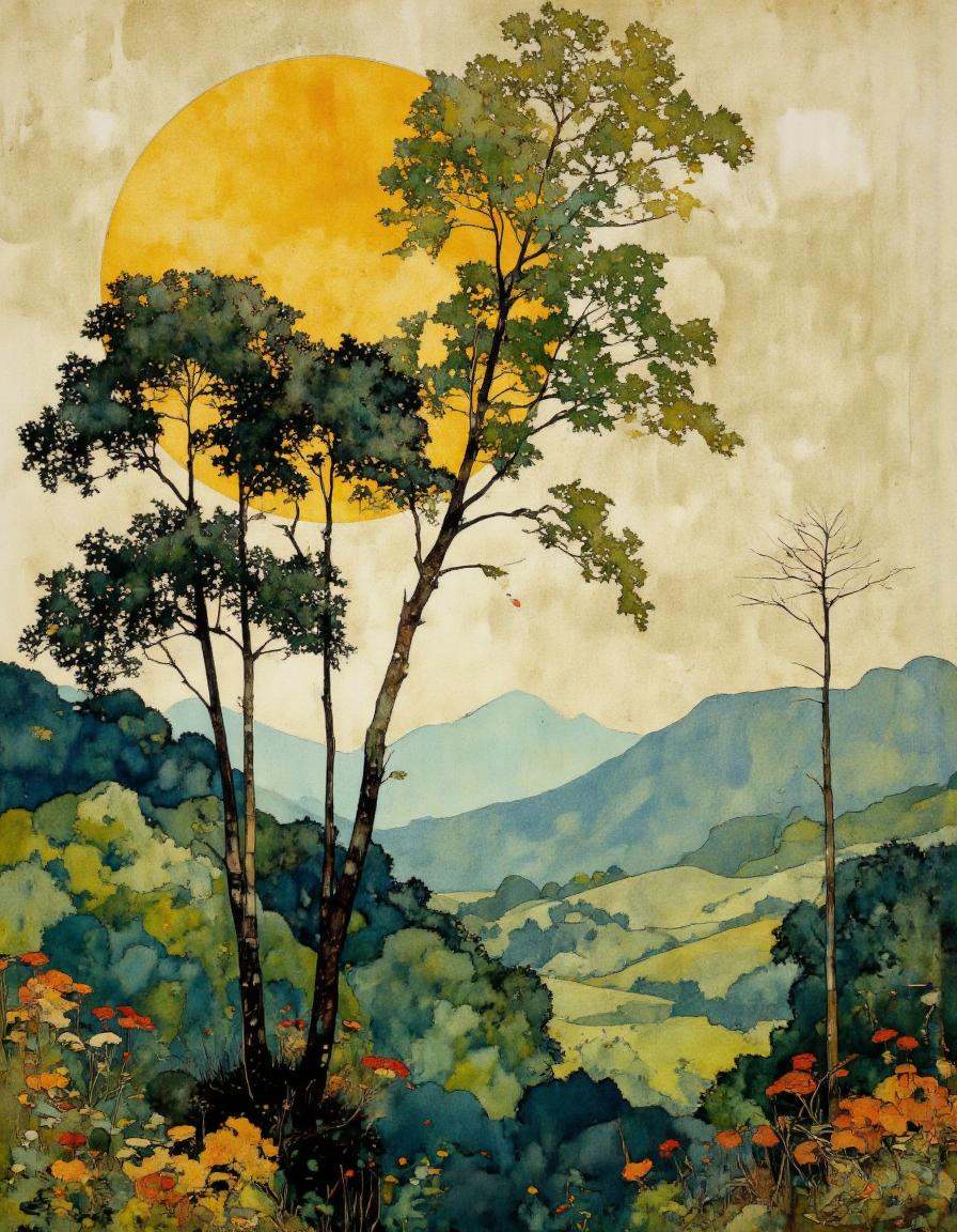 Nature’s first green is gold,  Her hardest hue to hold. Her early leaf’s a flower; But only so an hour. Then leaf subsides...