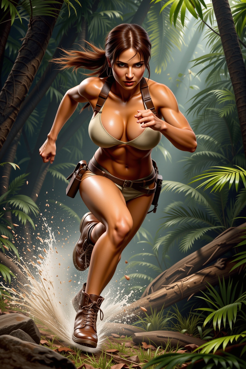 L@raCr0ft,  (extremely detailed 8k wallpaper),  a medium full body photo of lara croft on Tensor.Art