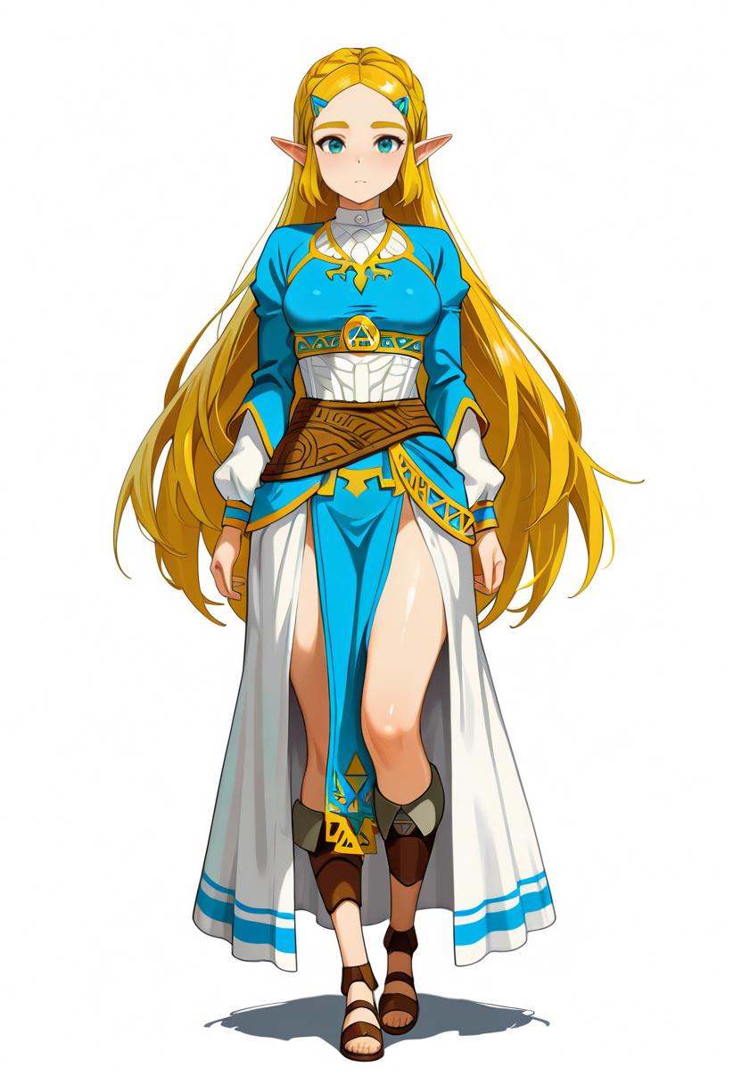 1girl,  princess zelda,  amazing quality on Tensor.Art