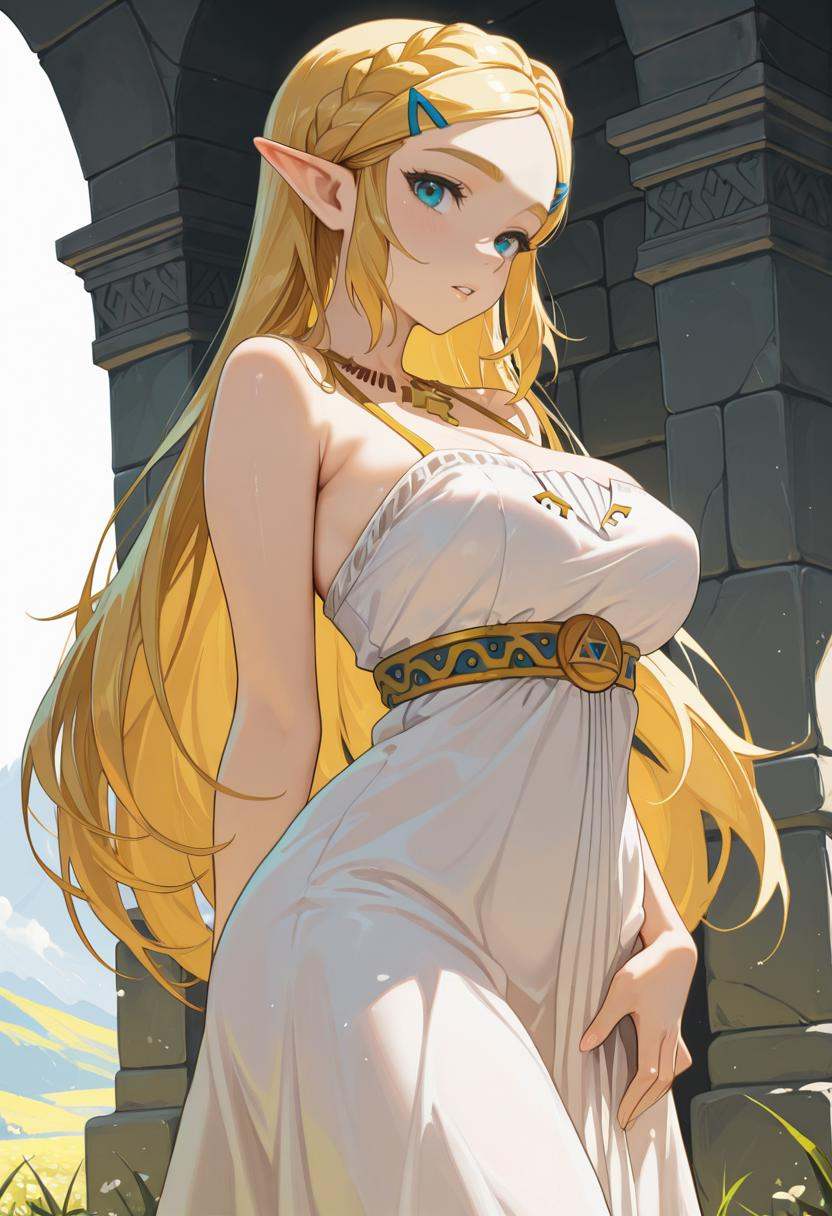 1girl,  princess zelda,  amazing quality on Tensor.Art