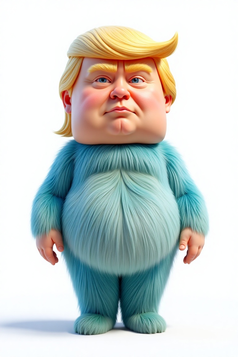 3d character,  isolated,  ftrump on Tensor.Art