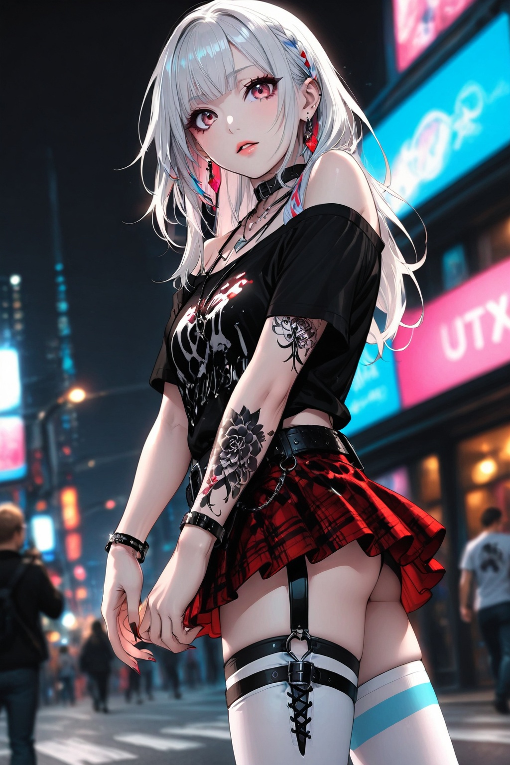 One girl,  Solo,  Long hair on Tensor.Art